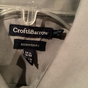 Men’s gray dress shirt size 32/33. 14.5 neck size